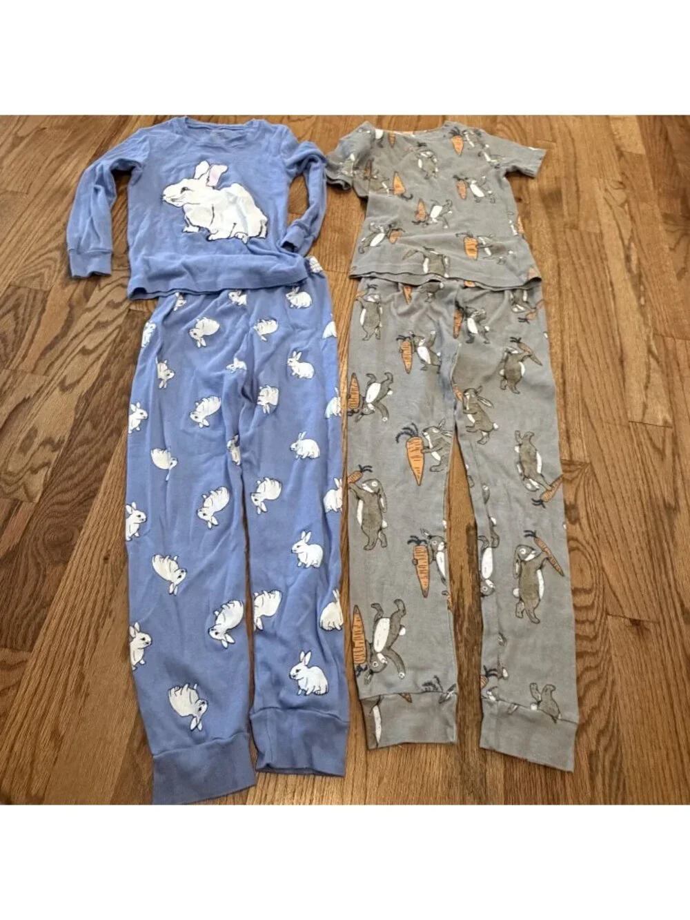 Carter's Boys Rabbit Pajamas Easter Size 7